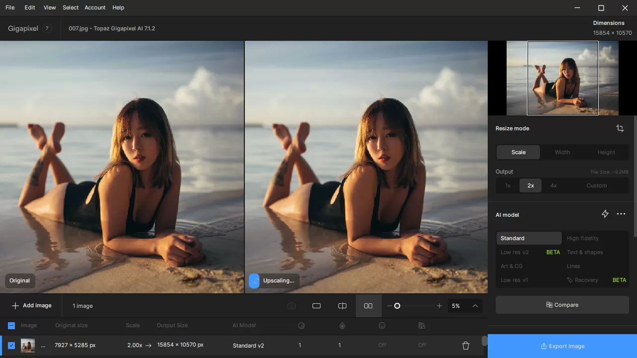 Ai图像放大Topaz Gigapixel v1.1.0高级版