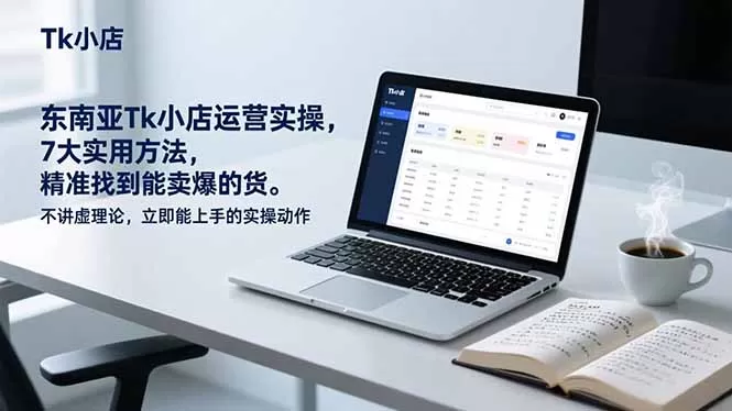 东南亚Tk小店运营实操，7大实用方法，精准找到能卖爆的货。不讲虚理论，立即能上手的实操动作